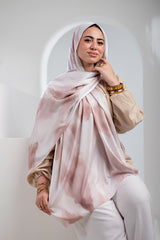 Graphite Satin Scarf