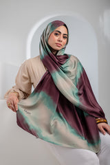 Midnight Satin Scarf