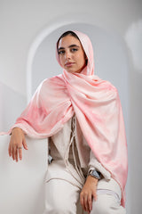 Graphite Satin Scarf