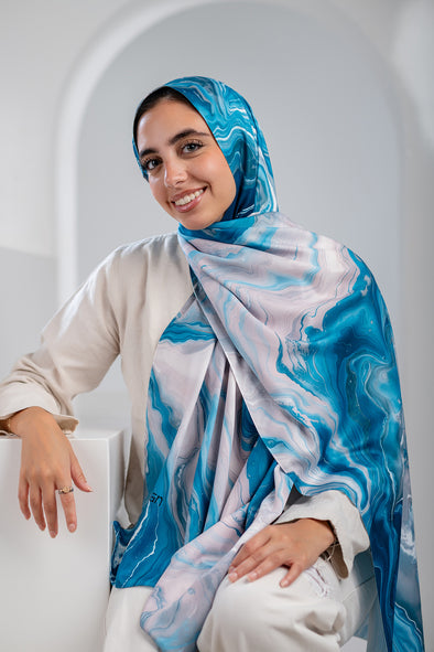 Aura Satin Scarf