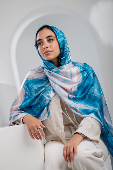 Aura Satin Scarf
