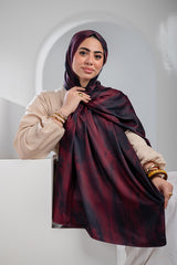 Graphite Satin Scarf