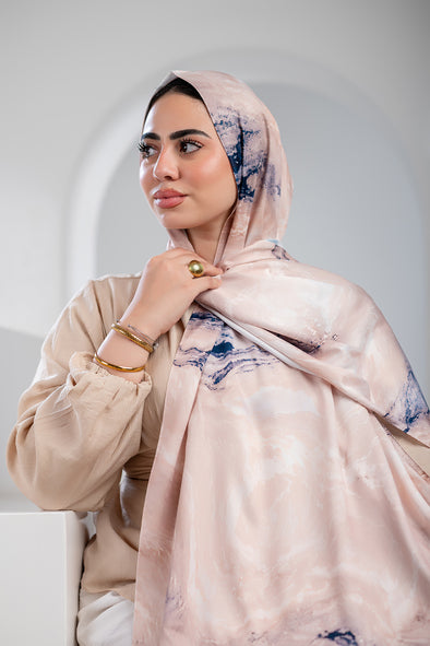 Pearl Satin Scarf