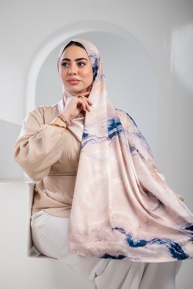 Pearl Satin Scarf