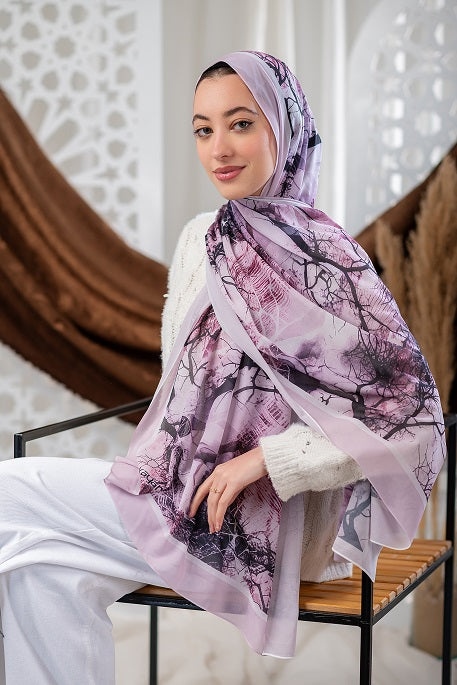 Petal Printed Chiffon