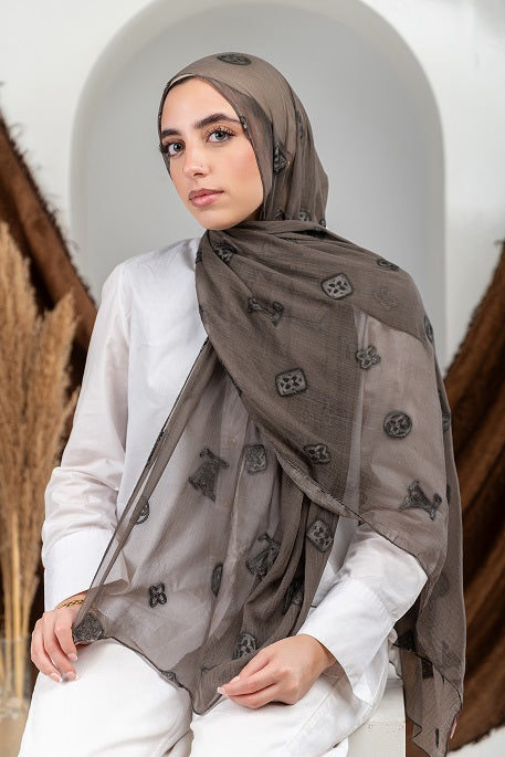 LV Crinkle Scarf