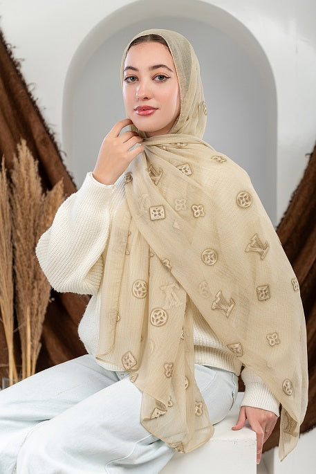 LV Crinkle Scarf