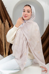 Embroidered Organza Scarf