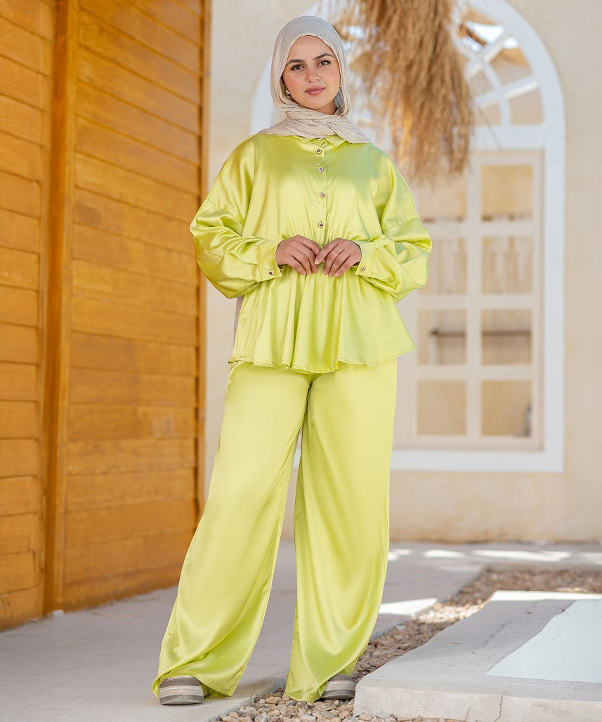 Mirly Satin Set