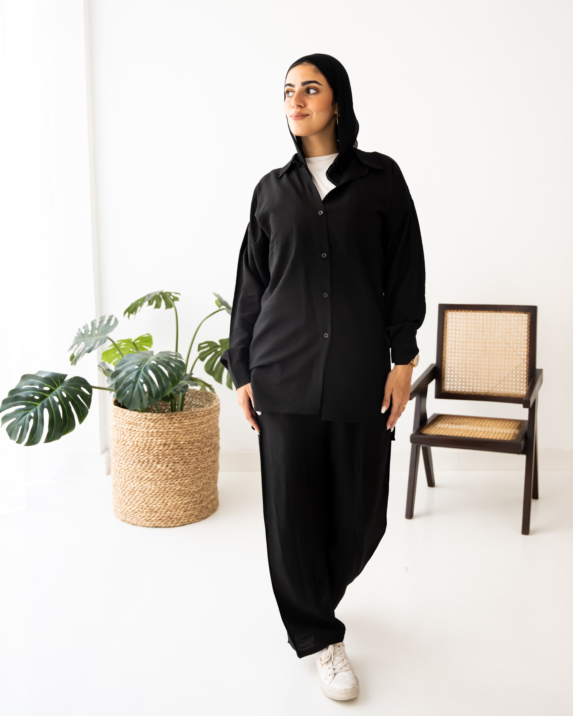 Linen Set -Black