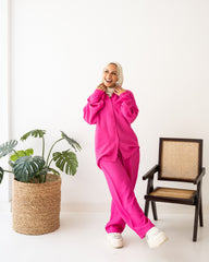 Linen Set - Fuchsia