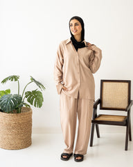 Linen Set - Beige