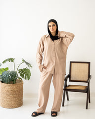 Linen Set - Beige