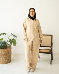 Linen Set - Light Beige