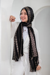 Golden Secret Linen Scarf