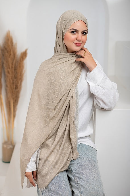 Foggy  Linen Scarf