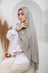 Foggy  Linen Scarf