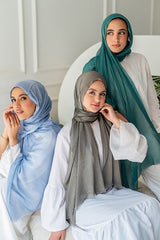Feather Kuwaiti Cotton Scarf