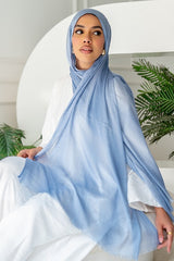 Feather Kuwaiti Cotton Scarf