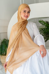 Feather Kuwaiti Cotton Scarf