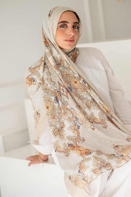 Daisy Cotton Scarf
