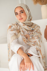 Daisy Cotton Scarf