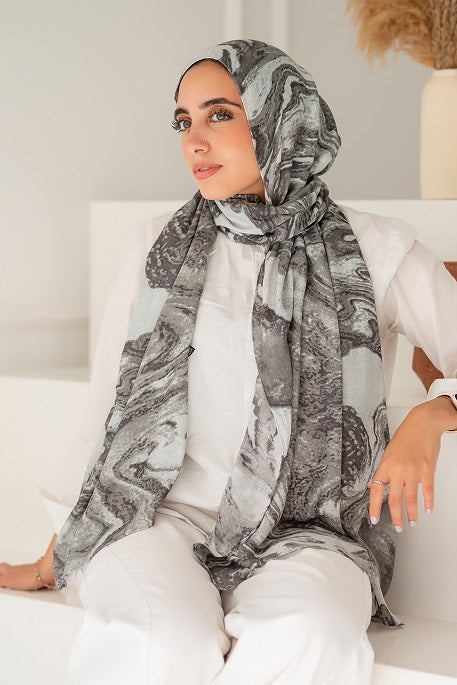 Marble Cotton Scarf