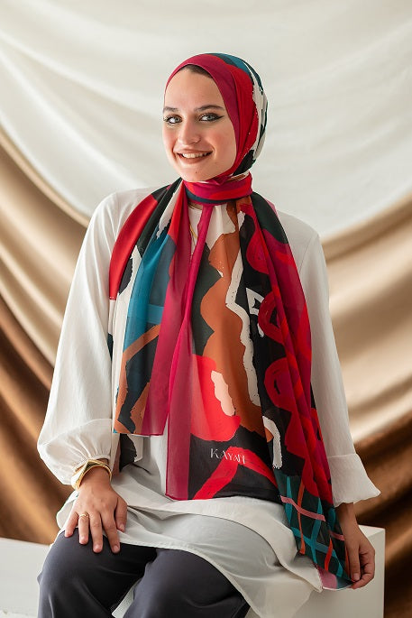 Elaria Printed Chiffon
