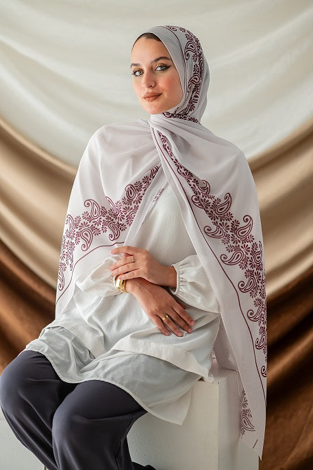Glint Printed Chiffon