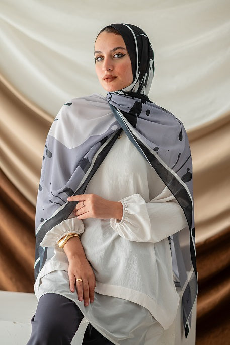 Twirl Printed Chiffon