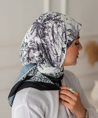 Floral Square Scarf