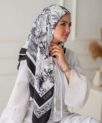 Floral Square Scarf
