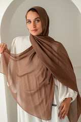 Crinkle Chiffon Shimmer Scarf