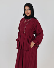 Ruffled Linen Set