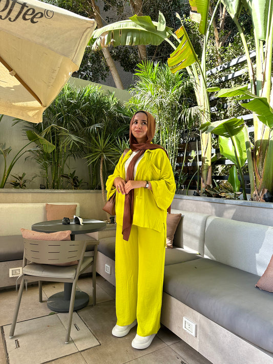 Breezy Linen Set Two Pieces