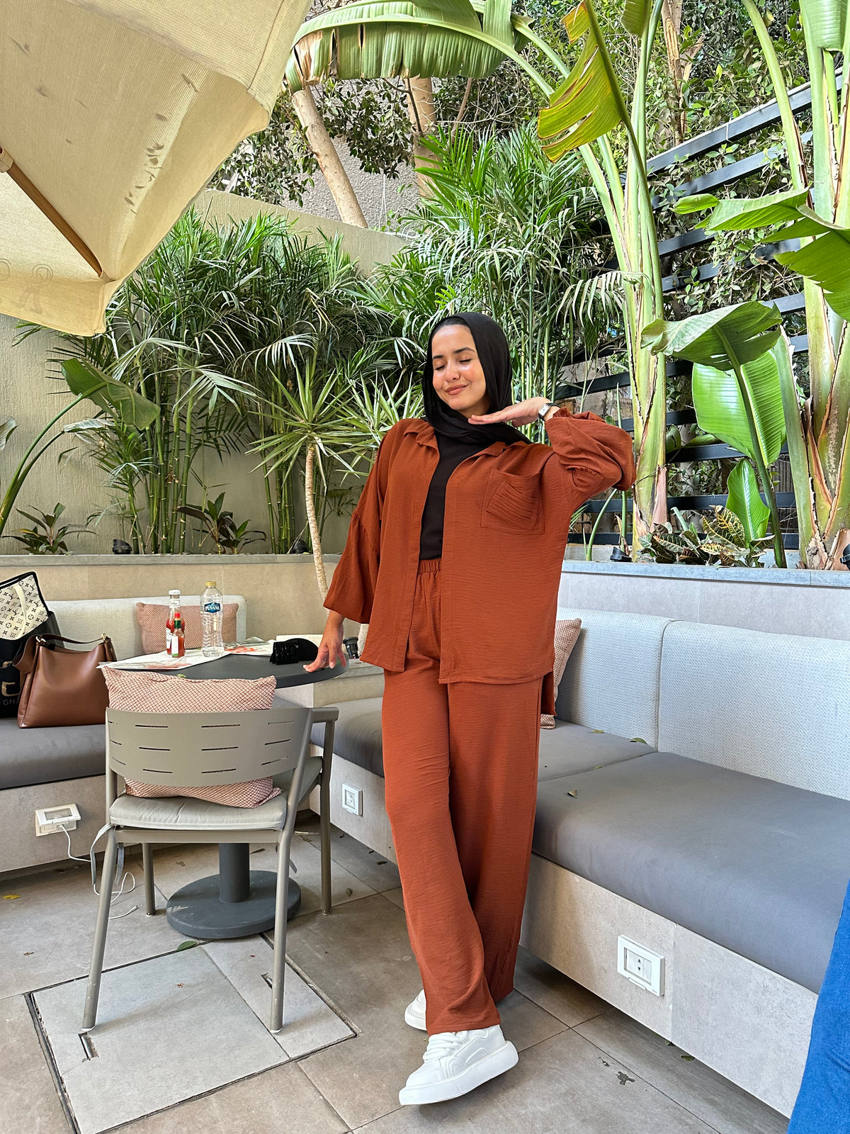 Breezy Linen Set Two Pieces