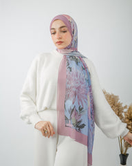 Pink Rose Scarf
