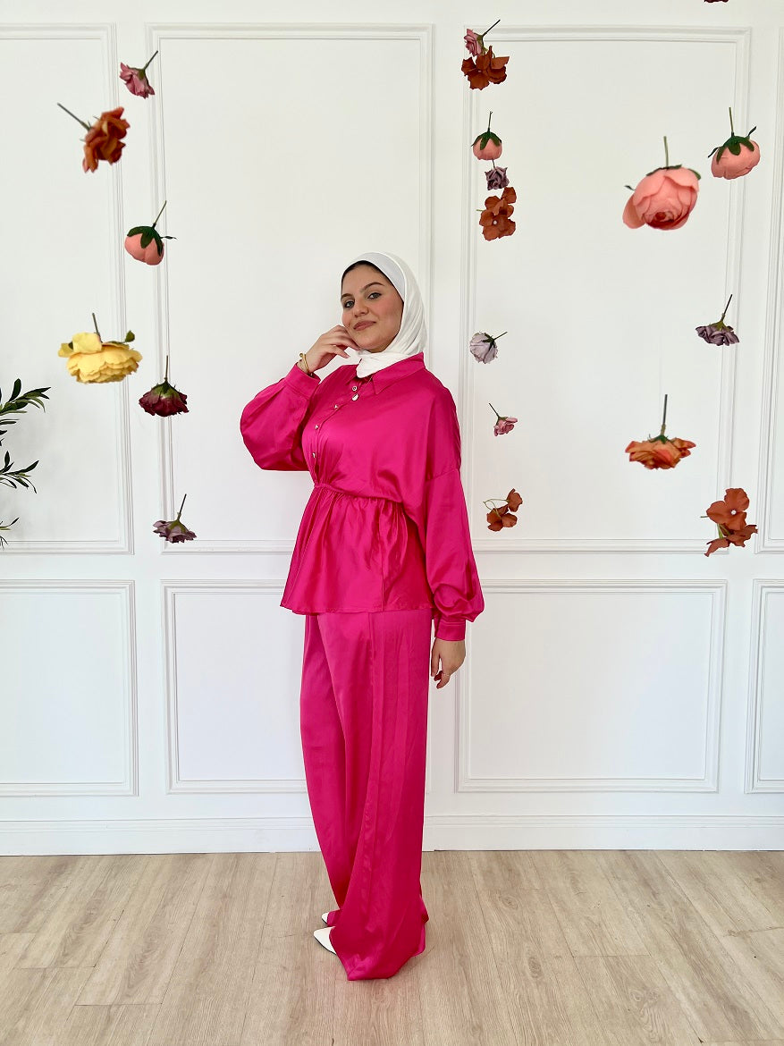 Mirly Satin Set