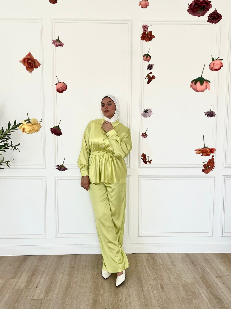 Mirly Satin Set