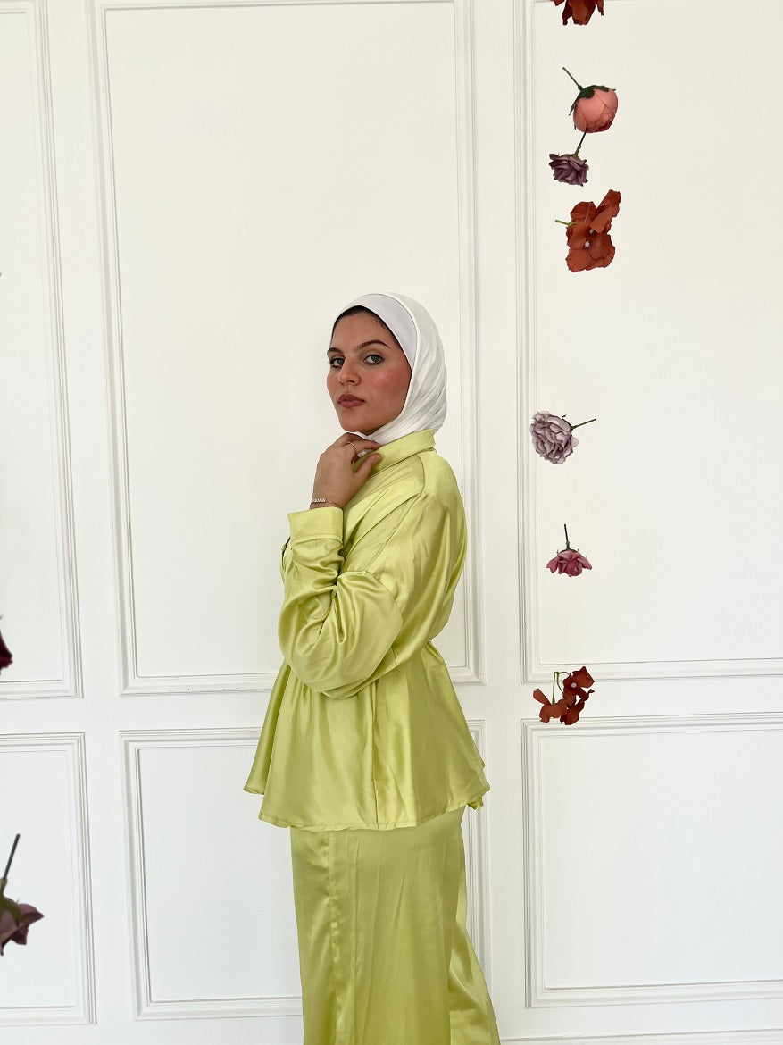 Mirly Satin Set