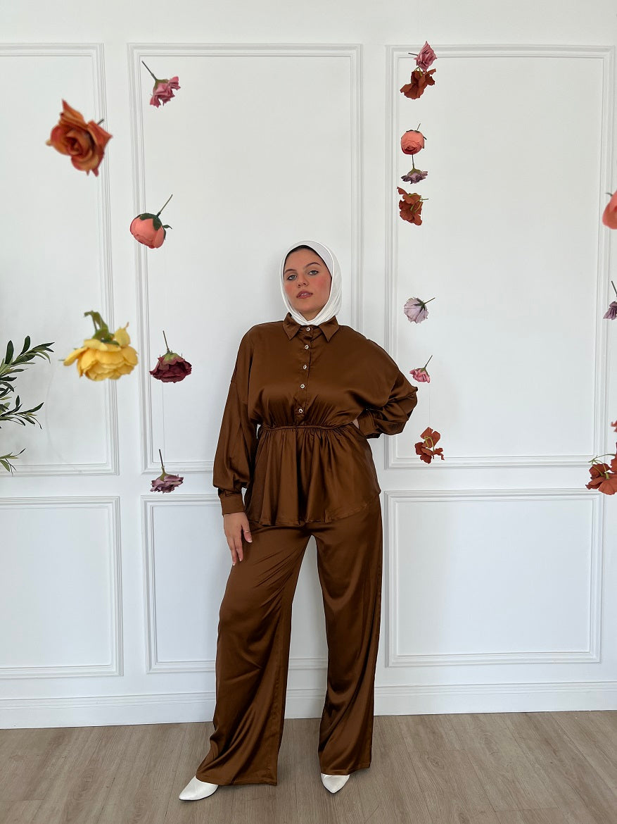 Mirly Satin Set