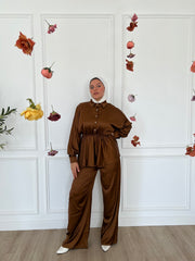 Mirly Satin Set