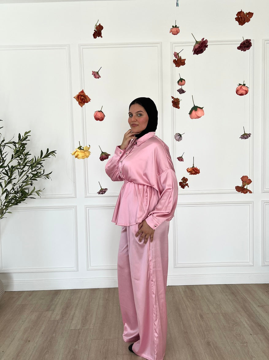 Mirly Satin Set