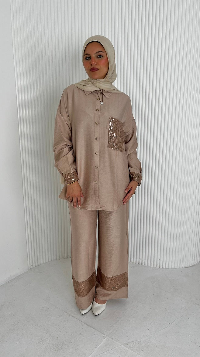 Golden Linen Set