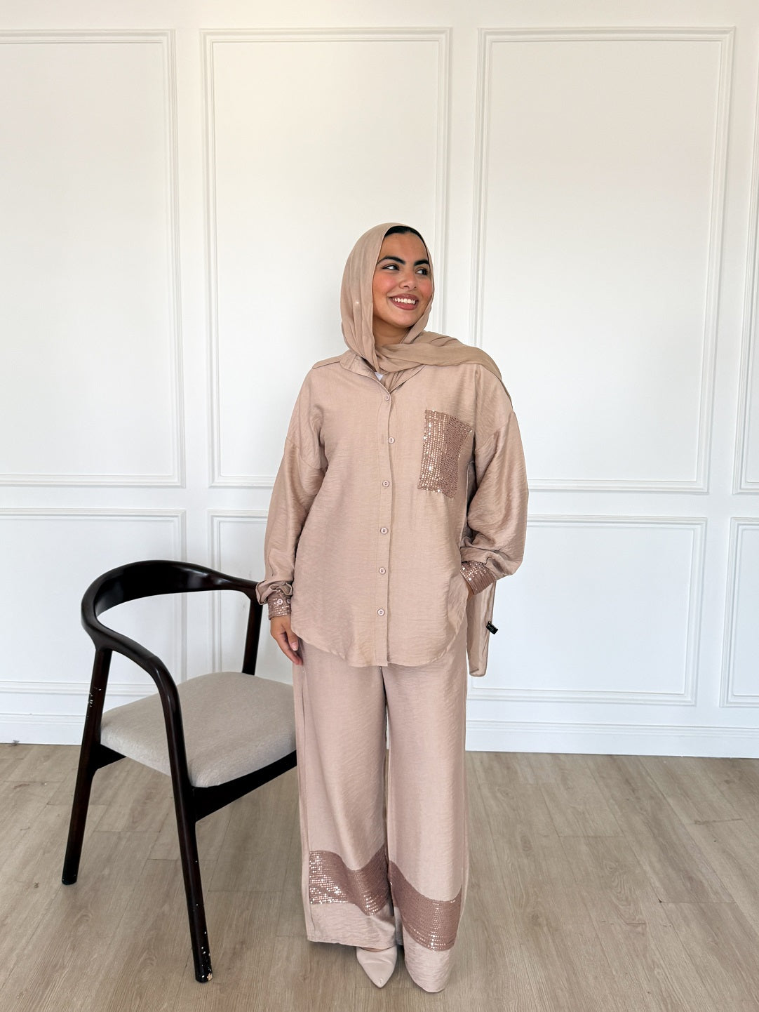 Golden Linen Set