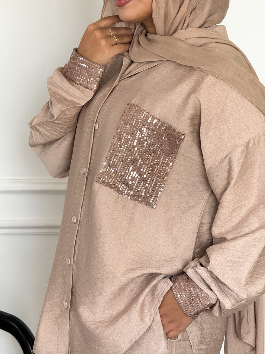 Golden Linen Set