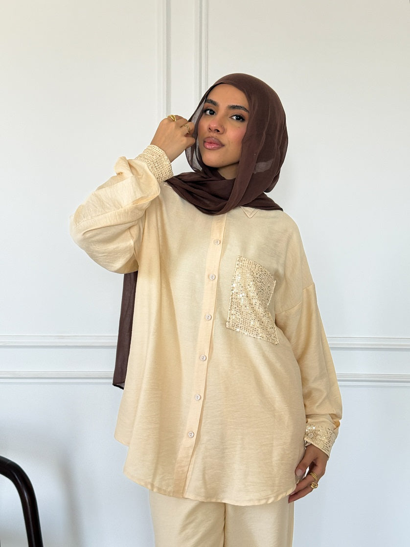 Golden Linen Set