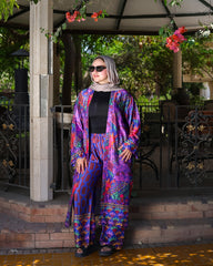 Solis Printed Satin Set