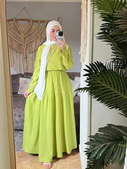 Modest Chic Set - Lime