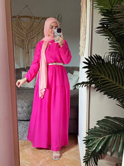 Modest Chic Set - Fuchsia